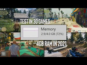 4GB RAM in 2021 - Test in 30 Games