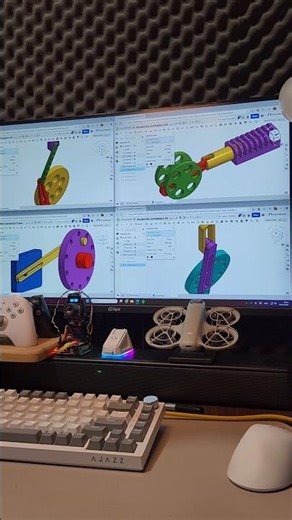 Satisfying mechanical animations OnShape assembly mate connector CAD modelling engineering 🥵💯