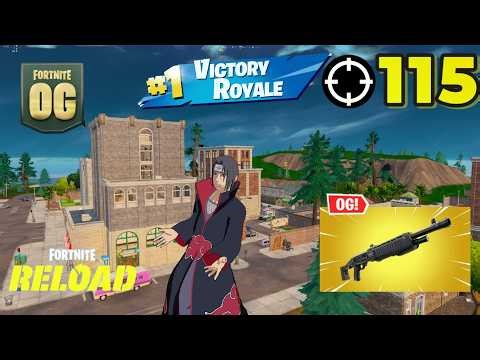 115 Elimination Solo "RELOAD” Gameplay Wins (Fortnite Chapter 7 PS5 Controller)