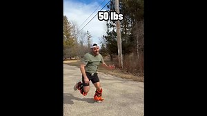 Sprinting with more and more ankle weights. | Daniel LaBelle