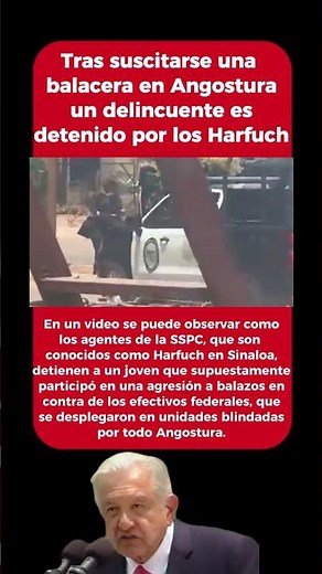 Sicario huye y es capturado por los 'Harfuch'!! #noticias #sinaloa #news #mexico