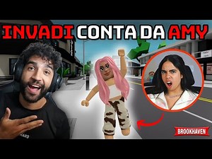 INVADI a conta da AMY SCARLET em BROOKHAVEN | ROBLOX
