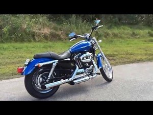 Harley Davidson Sportster 1200 Sreamin Eagle Exhaust Sound.