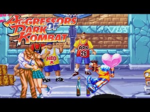 Aggressors of Dark Kombat All Super Moves [ADK, 1994]