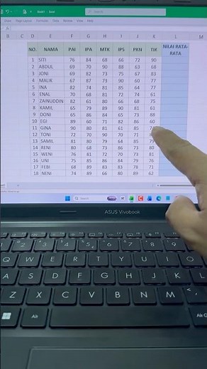 Quick way to find the average value in Excel #learncomputers #excel
