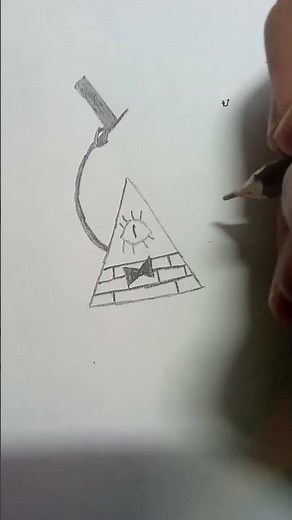 How to Draw Bill Cipher from Gravity Falls #art #shorts