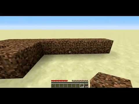 Minecraft Tutorial: How To Turn Gravel into Dirt! (14w25a and up!) (100% Survival Vanilla)