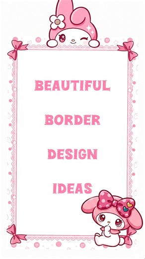 Beautiful Border Designs ✨ | Perfect for Notebooks, Journals & Planners”#journaling #artshorts