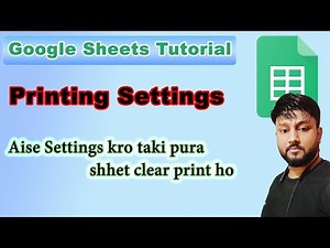 Print Setting in Google Sheets | The Ultimate Google Sheets Print Setting Guide | #print