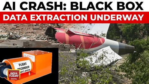 Air India crash probe: Black box data extraction begins