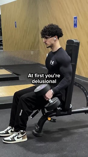 You’re Delusional Until It Works. Follow me for more fitness tips & workouts :) #reels #foryou #motivation #fitnessmotivation #fitness #mentality #workout #training #arnoldschwarzenegger #musclegain #abs #biceps | Hussein