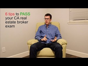 My advice to PASS your RE broker exam in 2022 (California)