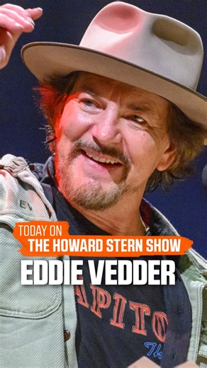 TODAY: Eddie Vedder returns to the #SternShow to chat with Howard about the new Netflix documentary “Matter of Time”! Tune in now on SiriusXM #Howard100! | The Howard Stern Show