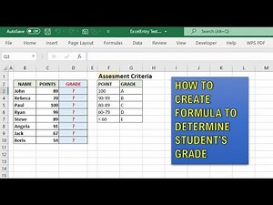 How to Use VLOOKUP Function To Determine Students Grade