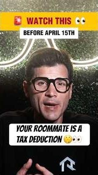 Your Roommate Is a Tax Deduction 🤫👀