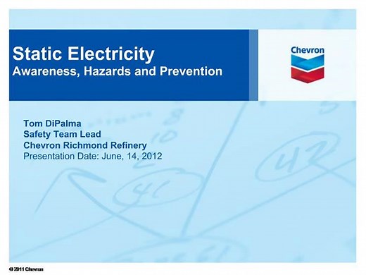 PPT - Static Electricity Awareness, Hazards and Prevention PowerPoint Presentation - ID:996317