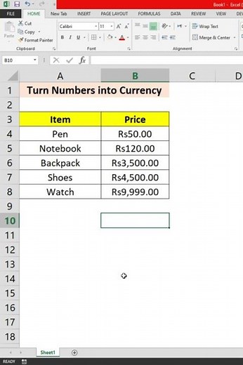 Master Excel Basics – Step-by-Step Tutorial