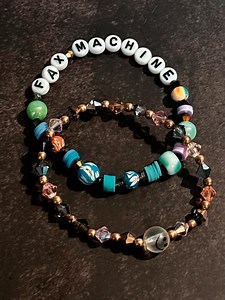 FUNNY Beaded Bracelets | Stackable Set of 2 - Etsy