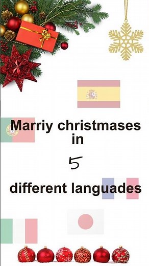 Marry christmas #learnlanguages #pronunciation #france #spain
