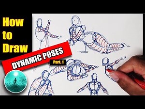 How to draw Dynamic Poses: Step by Step Easy