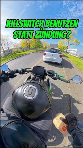 Use the kill switch instead of the ignition? #Killswitch #Motorcycle #KawasakiZ900 #content