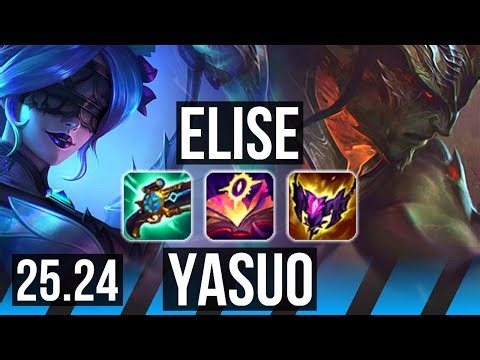 ELISE vs YASUO (MID) | 8/2/18 | NA Master | 25.24