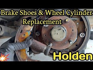 How to replace rear Brakes and wheel cylinder on Holden Barina TK model 2005-2011