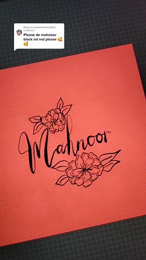 Creative Name Signature Design Ideas for Mahnoor