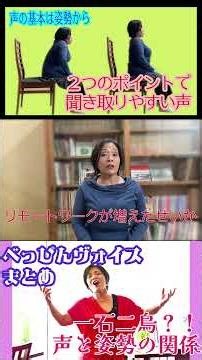 聞き取りやすい声のポイントは…#shorts #べっぴんヴォイス #スピーチ発声練習