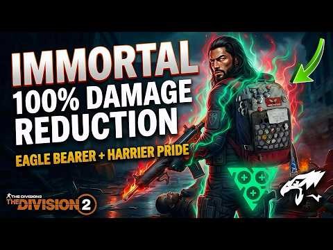 The Division 2: BULLETPROOF Aegis Build! 100% Damage Reduction Eagle Bearer Setup