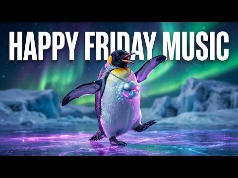 Happy Friday Music 🐧 Funky Beats & Magic Aurora | Emperor Penguin Disco