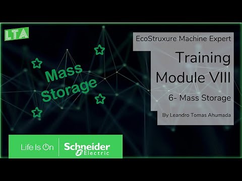 EcoStruxure Machine Expert Training - M8.6 Mass Storage
