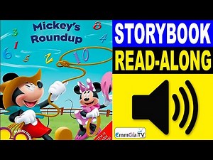 Mickey Mouse Clubhouse Read Along Story book 📖 Read Aloud Story Books for Kids 📚 Mickey's Roundup