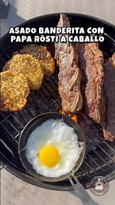ASADO BANDERITA + PAPA RÖSTI 🍳 #asado #papa #parrilla