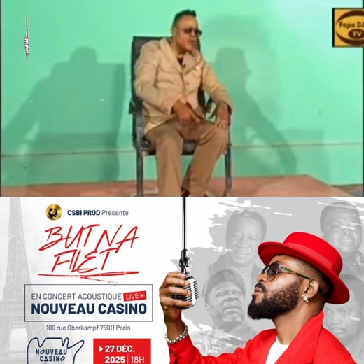 La triste histoire de King Kester Emeneya par lui-même. Il raconte son hospitalisation. Ici, il nous fait comprendre qu'il avait refusé le changement de cœur, il croyait à la guérison, mais hélas. 🛑STOP ✋🏾 Réserve ta place pour le concert de But Na Filet de ce 27 décembre au NOUVEAU CASINO de Paris via ce lien⤵️ https://www.fnacspectacles.com/event/but-na-filet-le-nouveau-casino-paris-11-20577508/?fbclid=IwVERDUANY4WlleHRuA2FlbQIxMAABHoJNfqEp-6QCVGfvo22WbillEdOm7Z8UbdvJ9imOsvQO-2PPD8vaDg_NJoOi