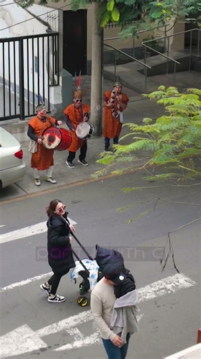 Peruvian Musicians in front of The Larcomar Suite