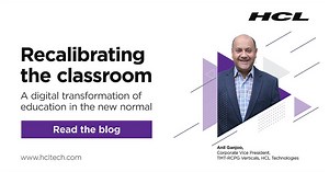 17 reactions | Anil Ganjoo, Corporate Vice President, HCL Technologies, shares how COVID-19 has impacted learning methods and teaching practices. Technology has become imperative to reimagine and redefine learning norms beyond classroom boundaries. Read the blog: https://bit.ly/3o25DjO | HCLTech | Facebook