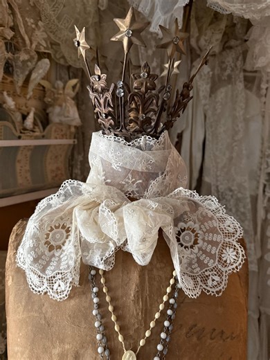 Antique Lace Wedding Lappet Scarf, 19th Century - Etsy