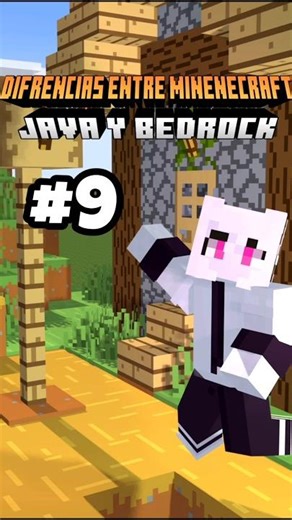 Diferencias tre minecraft java y bedrock ☝🏼🤓 #mc #mcmycraft #minecraftbedrock #minecraftjava