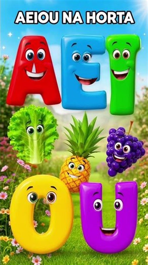 AEIOU IN FRUITS SHORT 3 #smartkids #aeiou #vowels