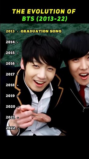 The evolution of BTS 💜 from 2013 to 2022