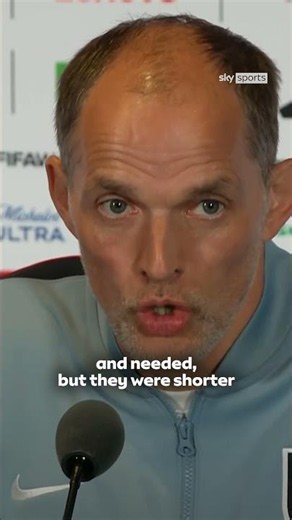 Thomas Tuchel shares his thoughts on the hydration breaks taking place at the World Cup 🥵