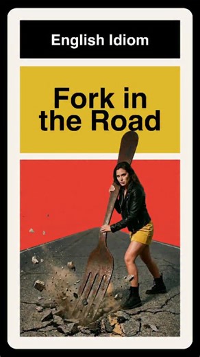 Fork in the road! 🤔 A fork in the road metaphorically represents a moment of decision where one must choose between two or more paths that lead to different outcomes in life. Follow us to use English language like a pro! | WordCraft Academy