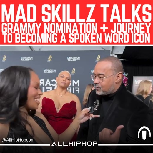 AllHipHop on Instagram: "#MadSkillz gave #AllHipHop a much-appreciated shout-out while discussing his #GrammyNomination and journey to becoming a #SpokenWord icon who has worked with #JAYZ and more! "