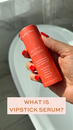 What is Vipstick Serum? Simply put – It elevates intimate joy while caring for your most delicate skin. #sexualwellness #intimacy #menopause | Hygiene Hero