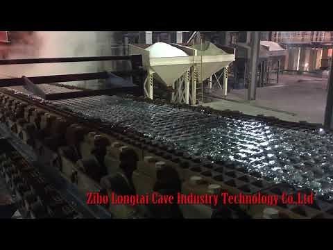 solid sodium silicate furnace with PLC auto control