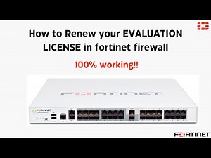 How to renew your Evaluation VM #FORTINET #vmware #fortiOS7.2.4