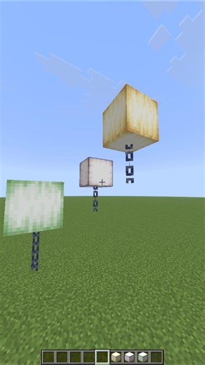 Minecraft Simple balloon tutorial￼#minecraft #shorts