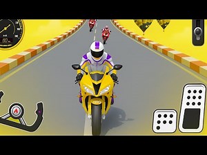 Crazy Bike Mega Ramp Impossible Racing - Impossible Bike Stunts Tracks - Android Gameplay