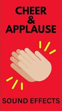 Audience Cheering and Clapping Sound #soundeffect #soundeffects